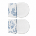 Load image into Gallery viewer, Pythal Toile De Jouy - Blue Hamper - mittens