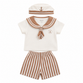 Load image into Gallery viewer, Pythal First Voyage Sailor Set - sailor set dress