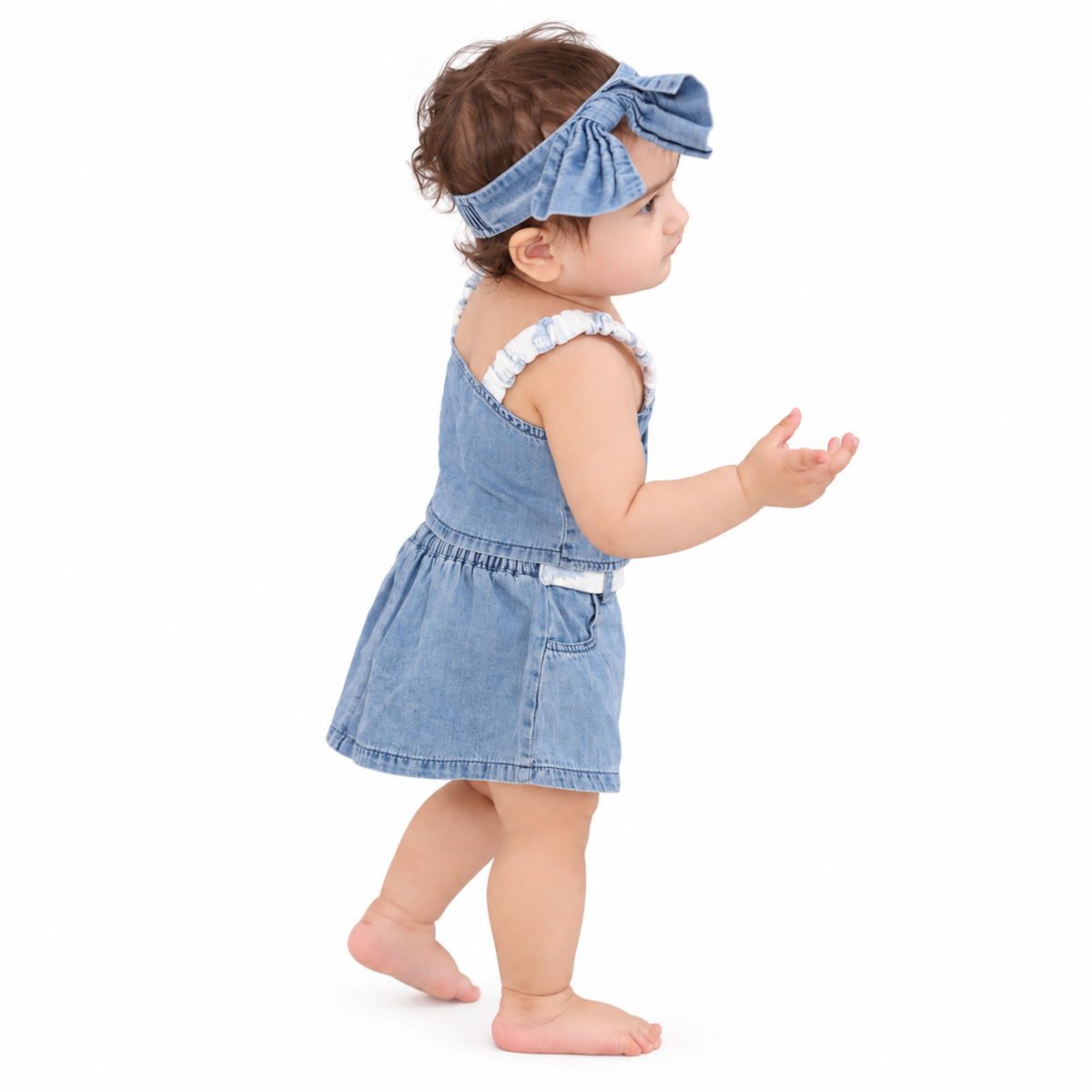 Pythal Belle & Bow Dress - Back (Girl)