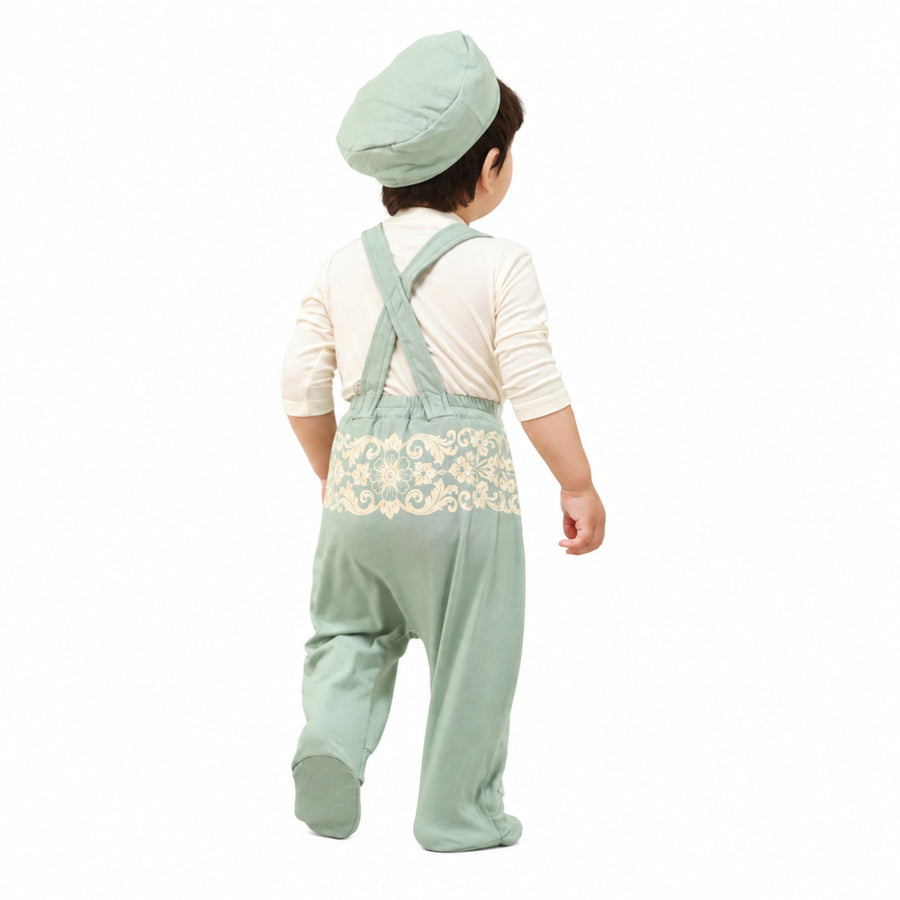 Pythal Bunny Stroll Dungaree Set