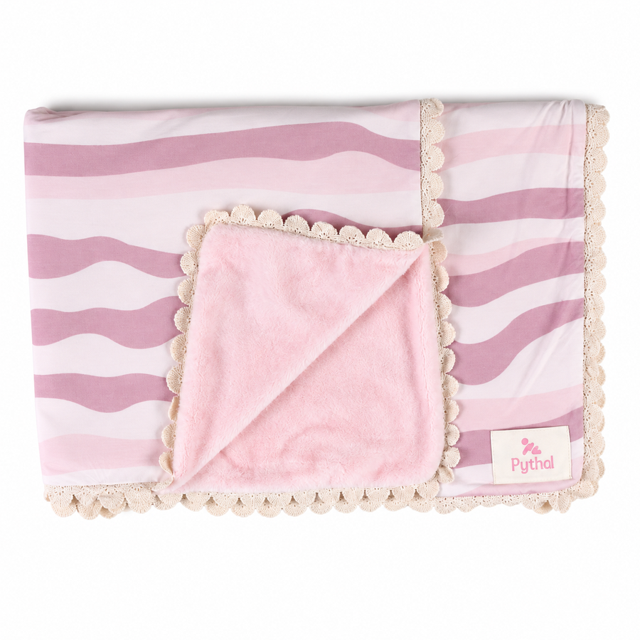 Pythal Pink Tides Blanket - blanket