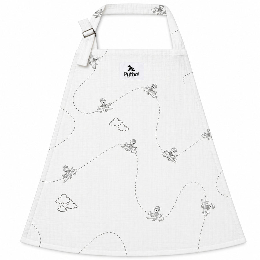Pythal Baby Nursing Cover - Flight Path - cover