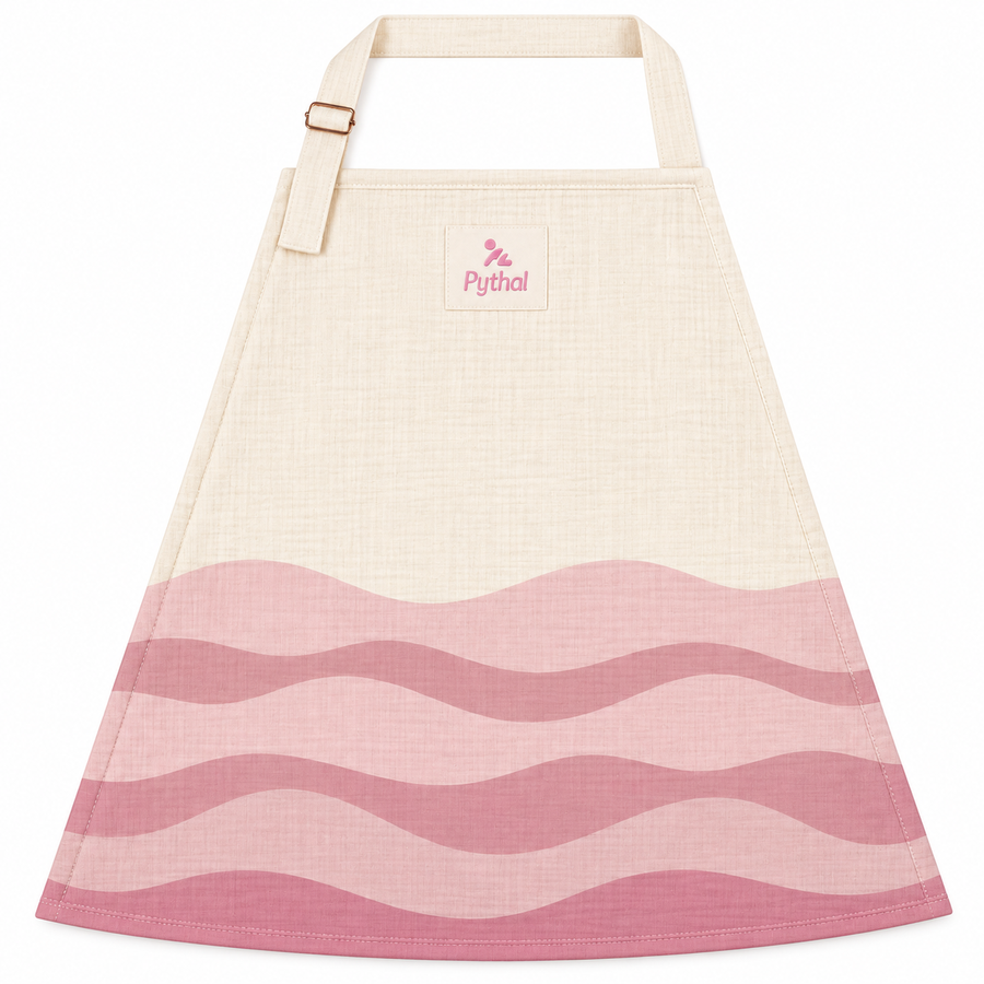 Pythal Wavy Blush Nursing Cover - cover