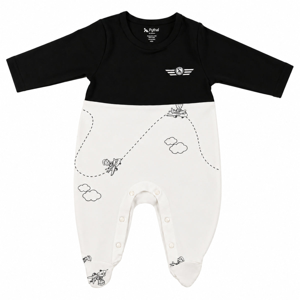 Pythal Baby Pilot Romper - Cloud Cruiser - dress