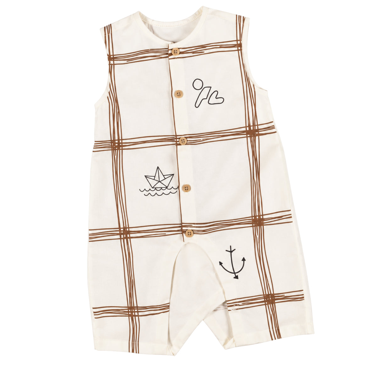 Pythal Dockside Half Romper Set - dress