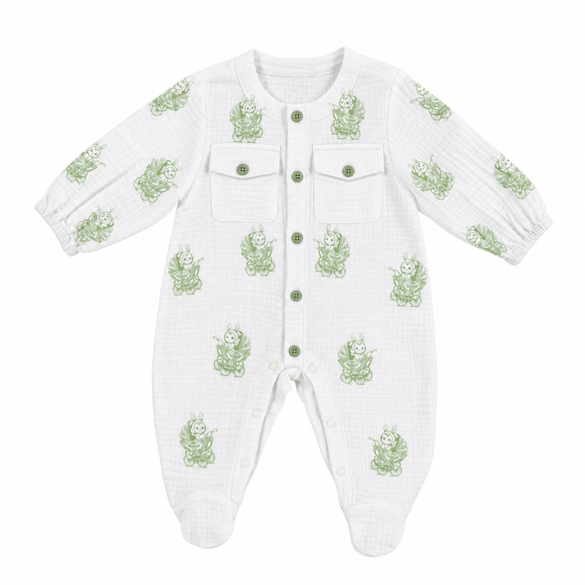 Pythal Retro Bunny - Green Hamper