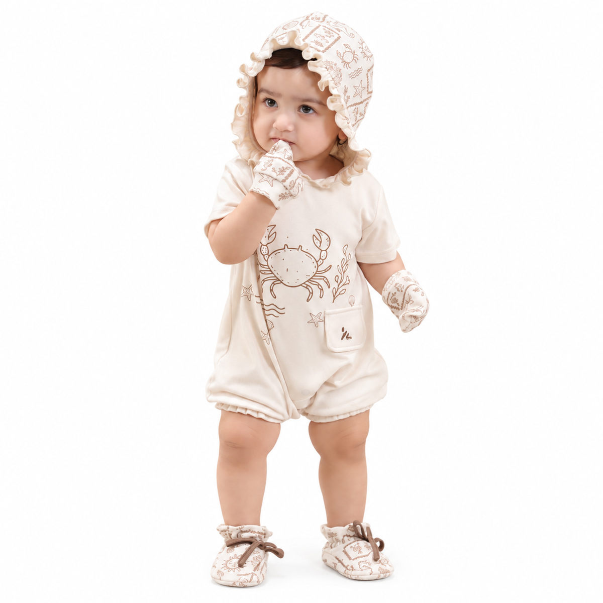 Pythal Under The Sea - Beige Hamper - front