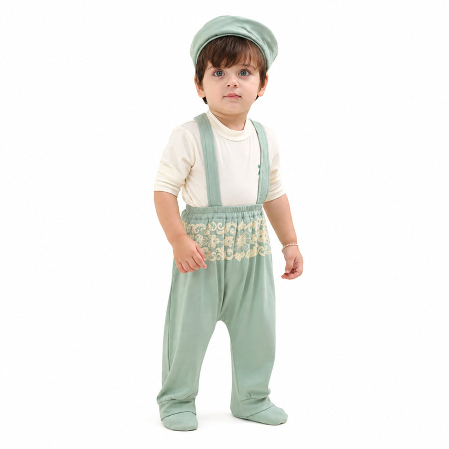 Pythal Bunny Stroll Dungaree Set