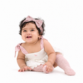 Load image into Gallery viewer, Pythal Blush Bow Princess Frock - front with bow
