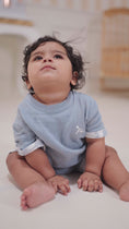 Load and play video in Gallery viewer, Pythal Toile De Jouy - Blue Hamper - v37 (boy)
