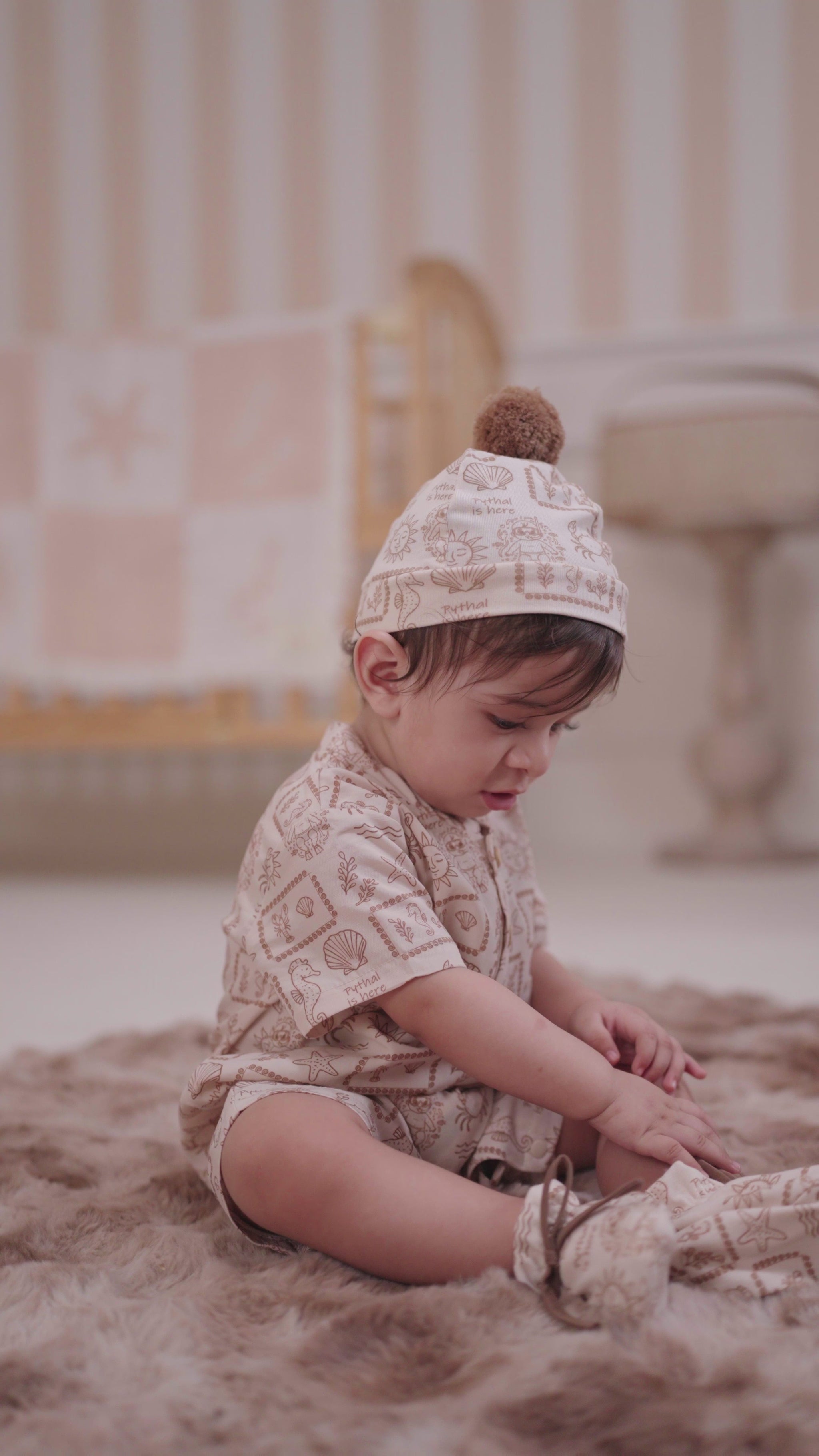 Pythal Pearl Sand Linen Set - v14